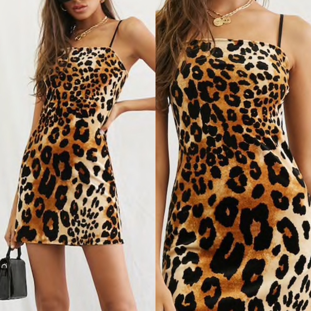 🖤 NWT Leopard Mini Dress
